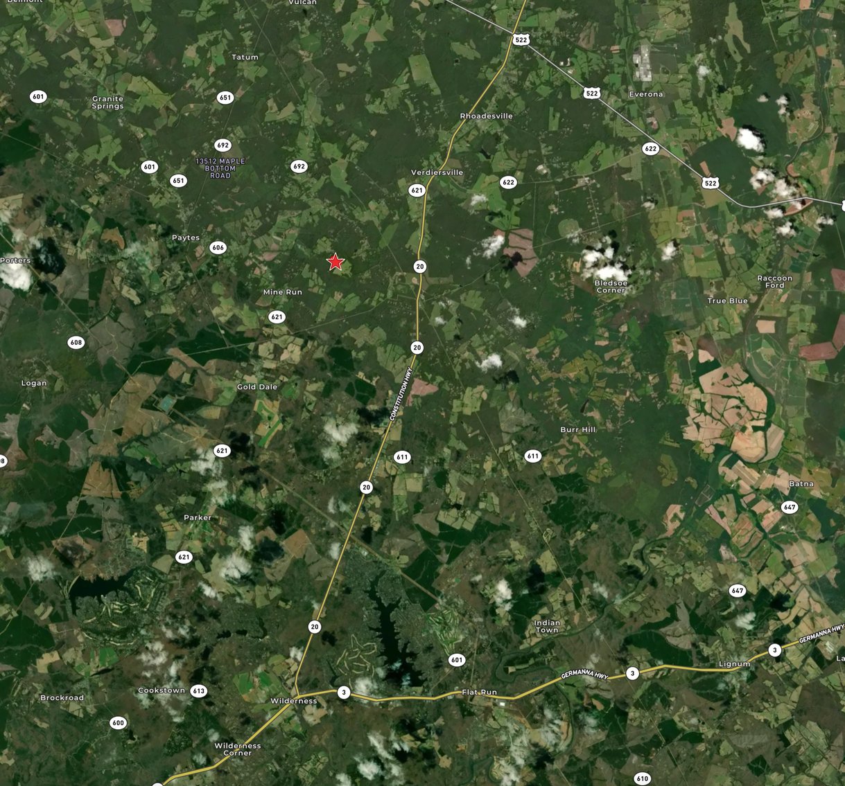 Image for 5.2 +/- Acre Mostly Wooded Building/Estate Lot in Orange County, VA--SELLING to the HIGHEST BIDDER via ONLINE ONLY BIDDING!!