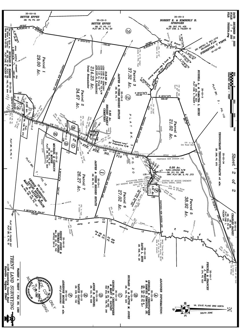 Image for 7 Estate Building Lots w/Perk Sites & VDOT Approved Entrances--Lunenburg County, VA