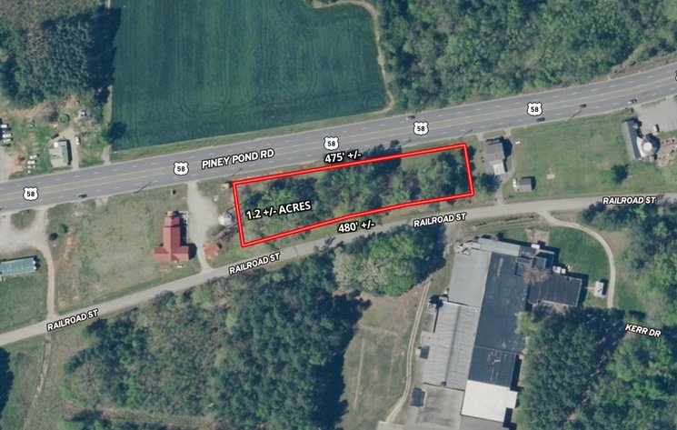 Image for 1.2 +/- Acres Zoned Commercial/Industrial w/Dual Road Frontage in Mecklenburg County, VA--SELLING to the HIGHEST BIDDER via ONLINE ONLY BIDDING!!