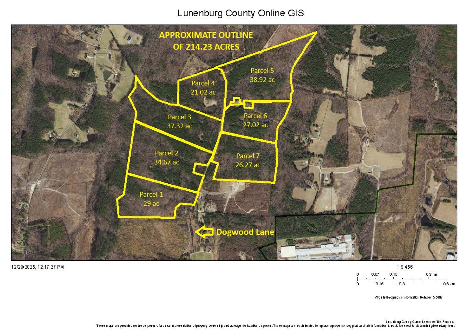 Image for 7 Estate Building Lots w/Perk Sites & VDOT Approved Entrances--Lunenburg County, VA