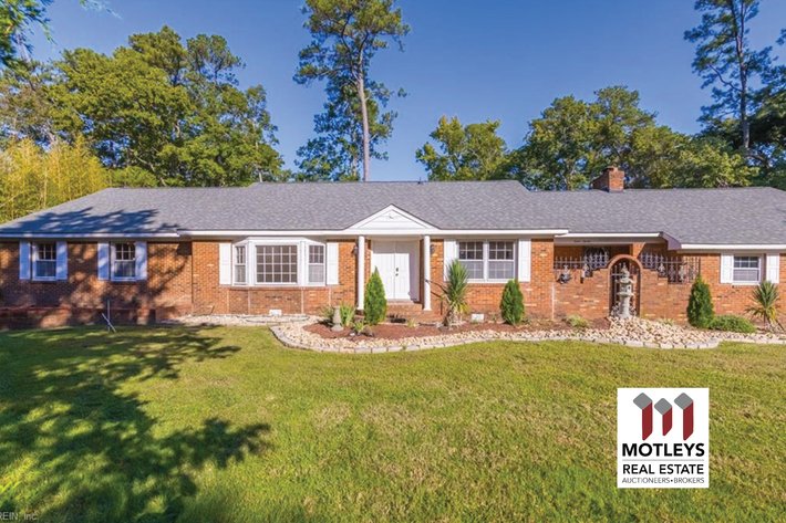 Image for Public Auction | 5 BR/3.5 BA Waterfront Home | 3,684± SF on 1.01± AC | Located on Witch Duck Bay in the Witch Duck Point Subdivision | 1220 Lawrence Grey Drive | Virginia Beach, VA | 23455