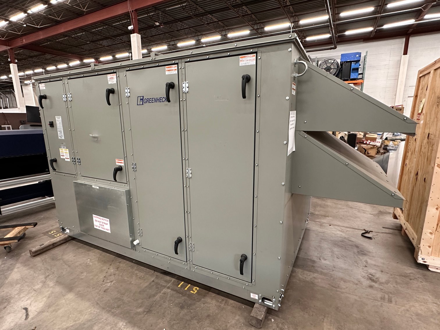 Image for Green Heck Model RV-45-251-N-F1 Duct Air Conditioning Unit - New, Never Installed