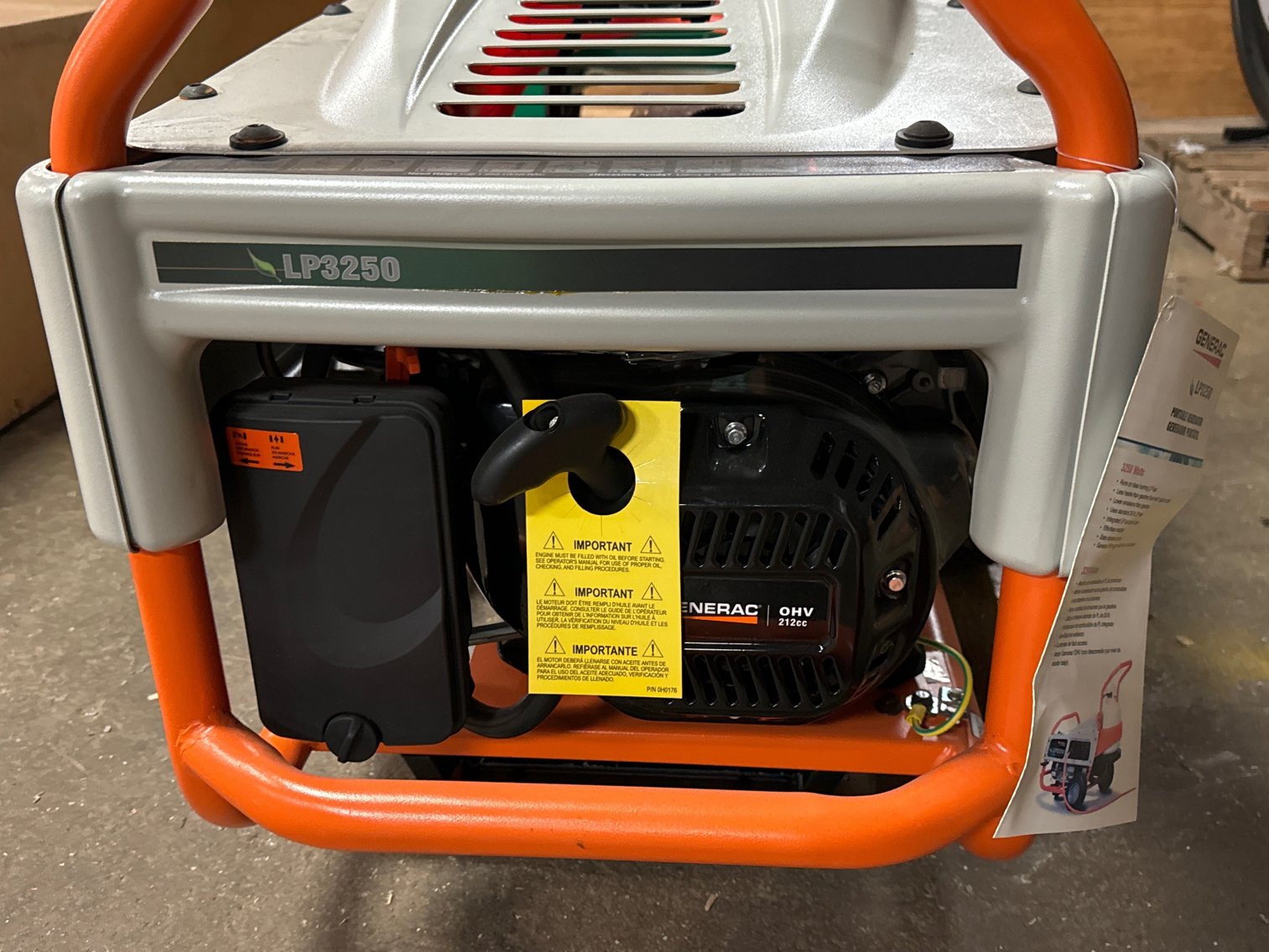 Image for Generac Portable Propane Generator, New