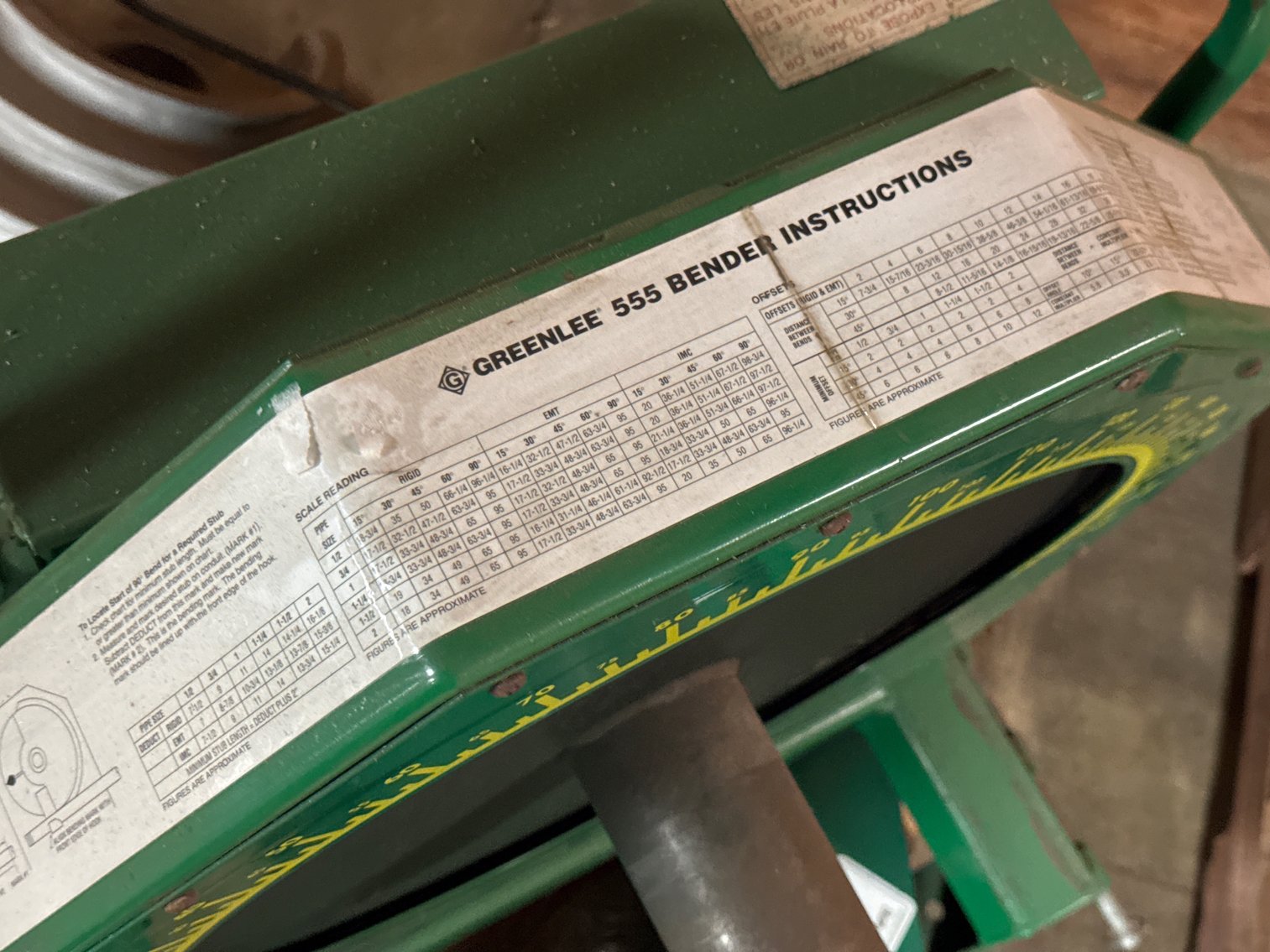 Image for Greenlee 555 Electric Pipe Bender