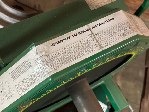 Image for Greenlee 555 Electric Pipe Bender