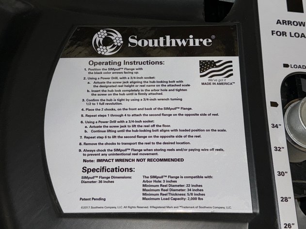 Image for Simpull Flange WIRE Reel 36