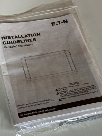 Image for Eaton Aircooled Generator - New