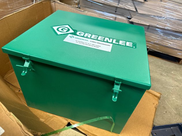 Image for Green Single-Shoe Groups for 555 Series Electric Bender and Storage Box - New