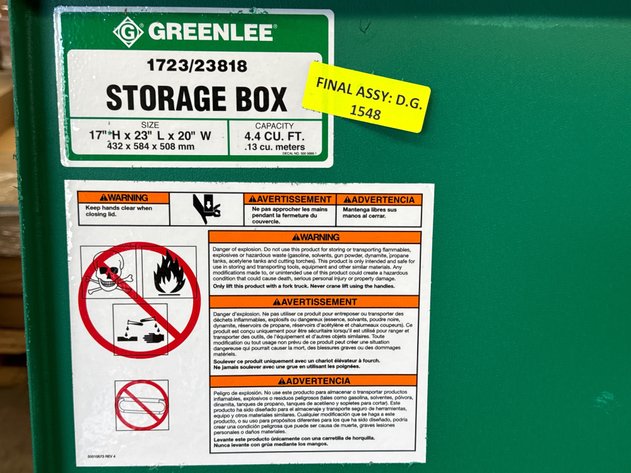 Image for Green Single-Shoe Groups for 555 Series Electric Bender and Storage Box - New