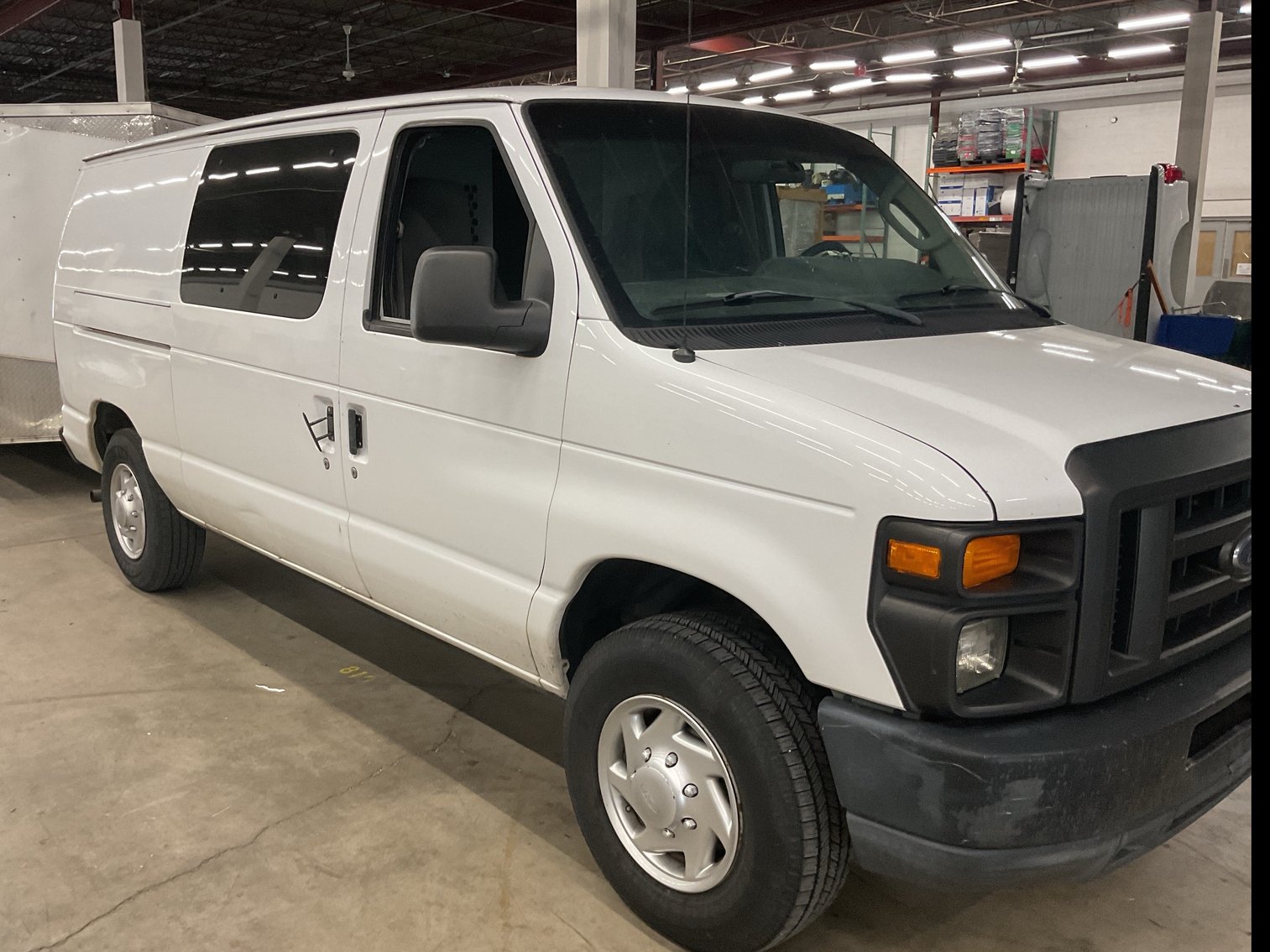 Image for Econoline Work Vans and Haulmark Trailer