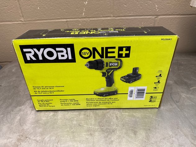 Image for Ryobi 18V 1/2in Drill/Driver Kit
