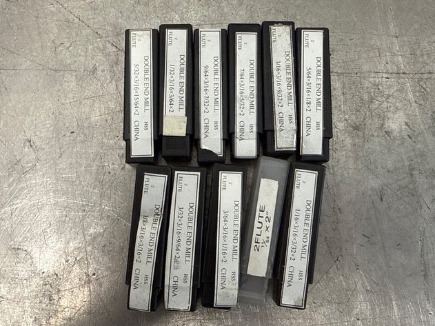 Image for 2 Slute Double Ended End mill Set