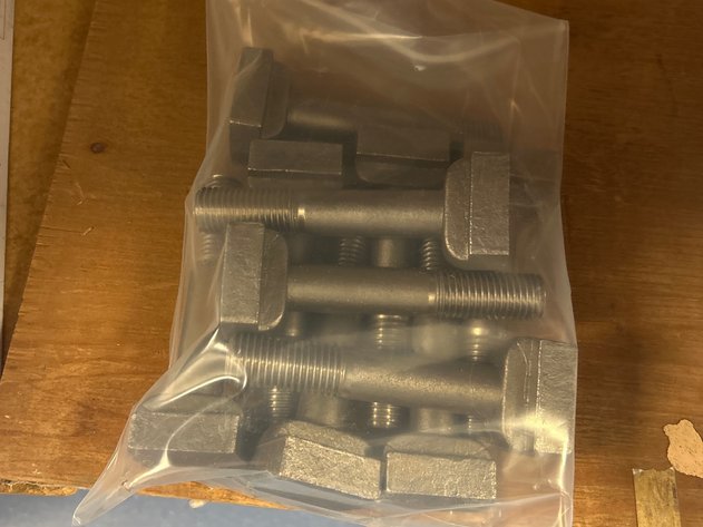 Image for 10 T-Slot Bolts