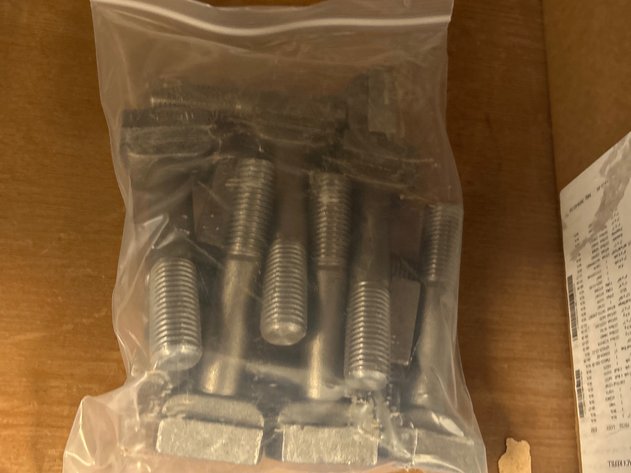 Image for 10 T-Slot Bolts