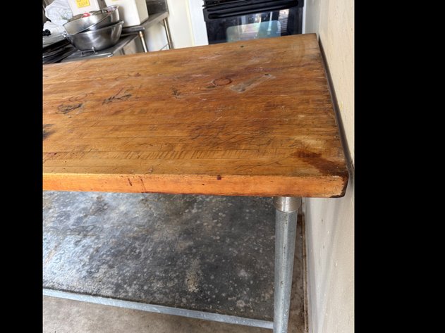 Image for Wood Top Bakery Table
