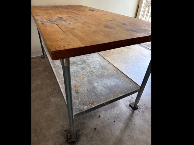 Image for Wood Top Bakery Table