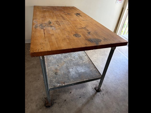 Image for Wood Top Bakery Table