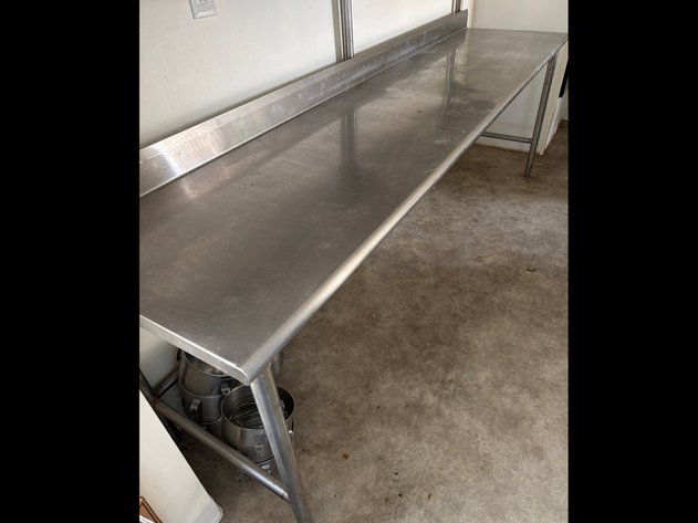 Image for Stainless Work Table w/ (2) Stainless Overshelves