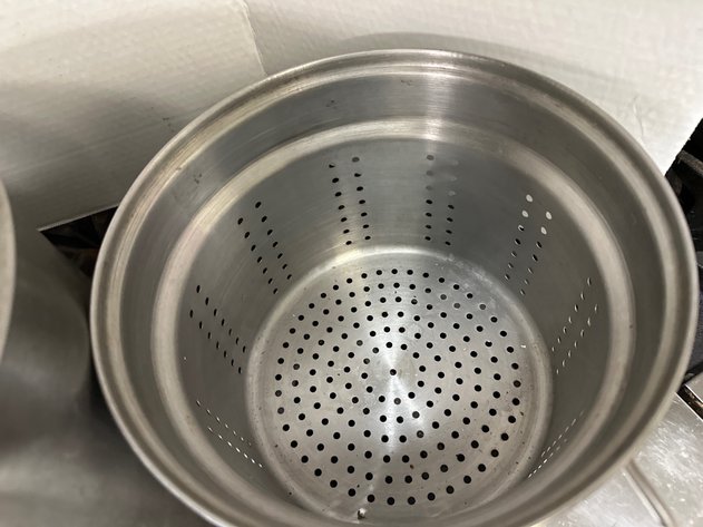 Image for (3) Stock Pots w/ (1) Strainer