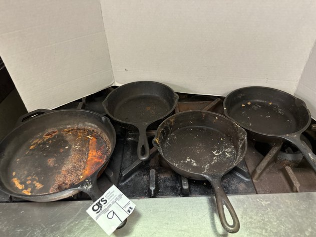 Image for (3) Cast Iron Pans