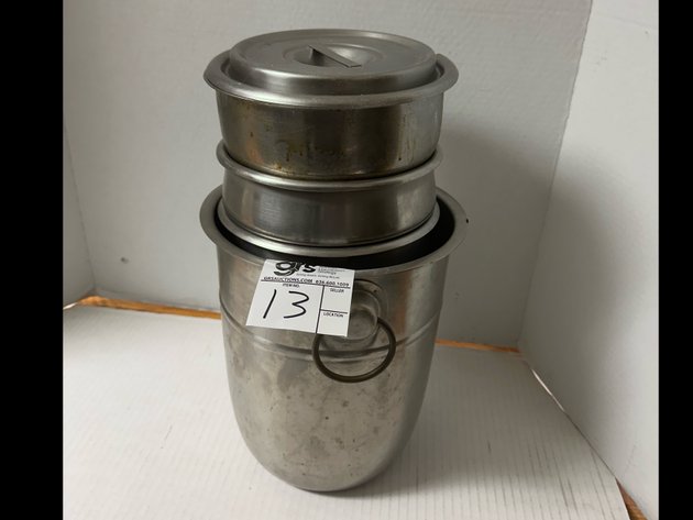 Image for Ice Bucket w/ (3) Stainless Insets