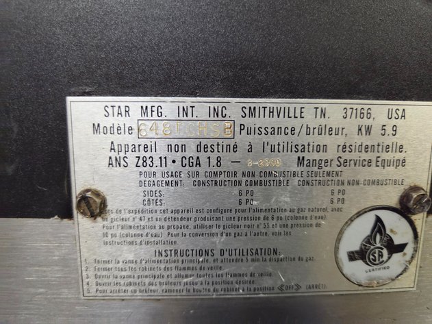 Image for Star Flat Top Griddle w/ (2) Burger Presses