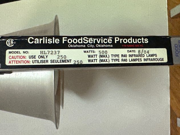 Image for Carlisle Dual-Lamp Food Warmer