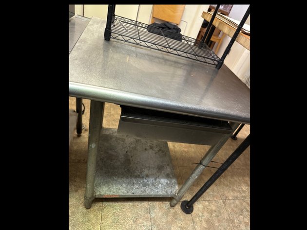 Image for Stainless Top Work Table w/ Galvanized Legs and Undershelf