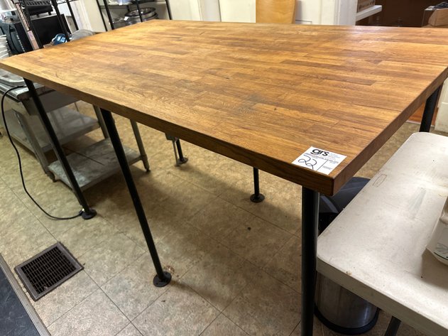 Image for Wood Top Bakery Table