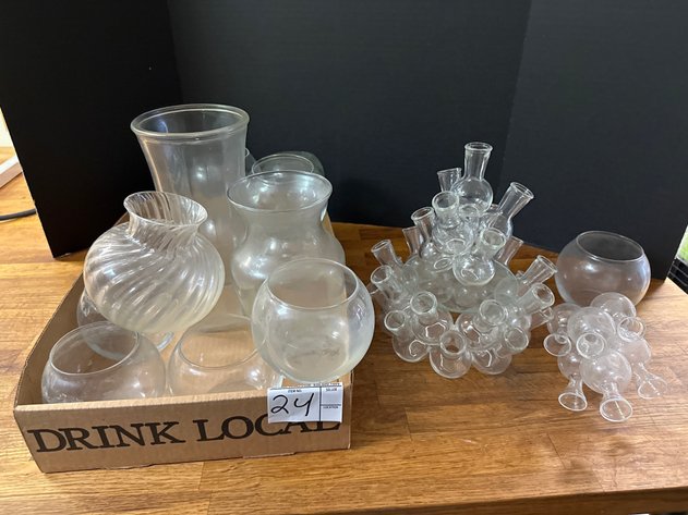 Image for Glass Vases Assorted