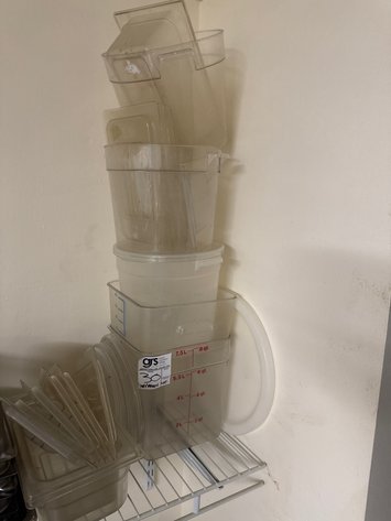 Image for Plastic Food Containers w/ Assorted Lids