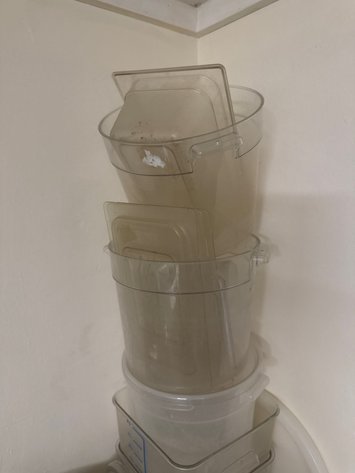 Image for Plastic Food Containers w/ Assorted Lids