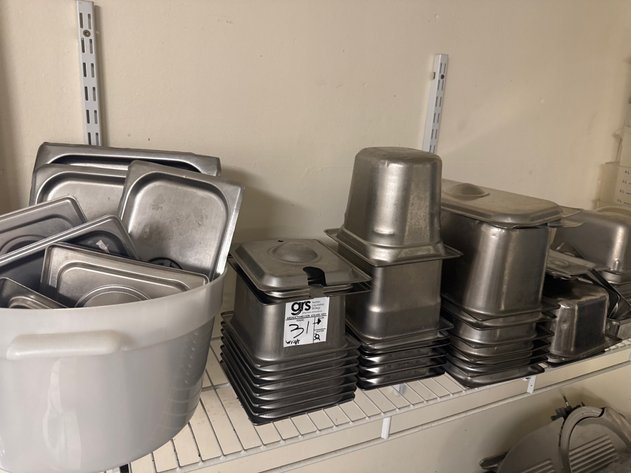 Image for Stainless Food Containers w/ Small Assortment Lids