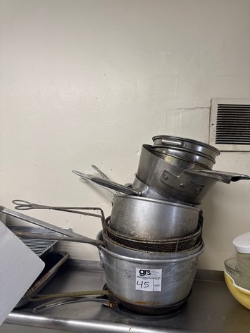 Image for Sauce Pots, Fryer Baskets, Skillet Assorted