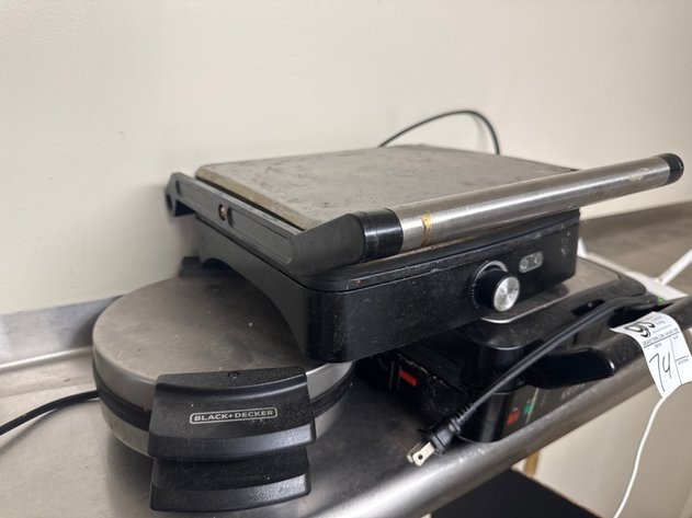 Image for (2) Panini Press's w/ Waffle Iron