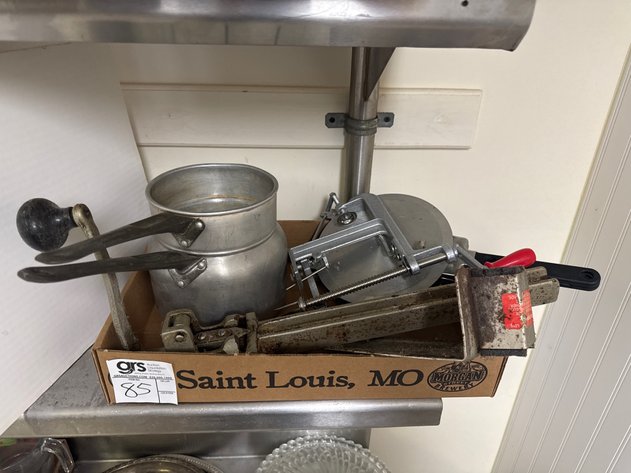 Image for Can Opener, Chocolate Melting Pot, Peeler & Sandwich Press Pan