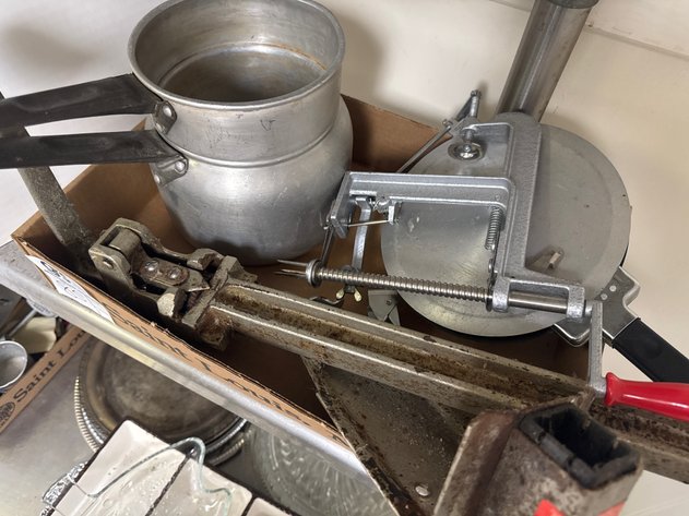 Image for Can Opener, Chocolate Melting Pot, Peeler & Sandwich Press Pan