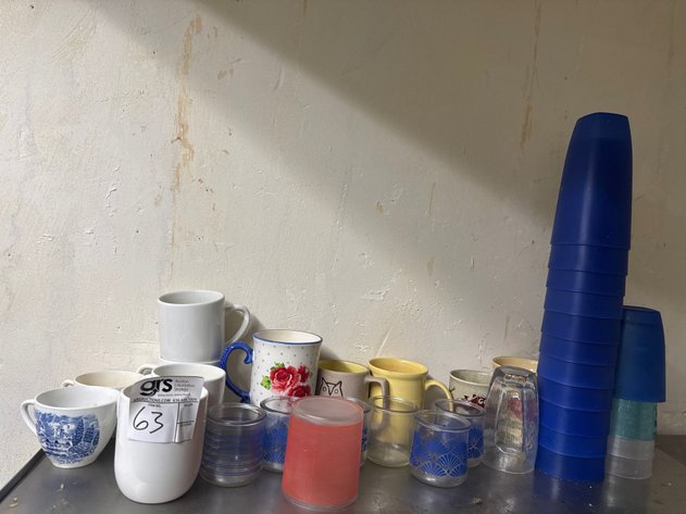 Image for Coffee Mugs & Plastic Cups Assorted