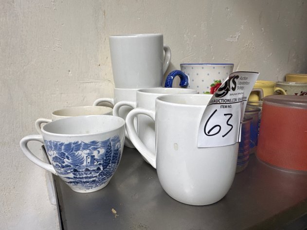 Image for Coffee Mugs & Plastic Cups Assorted