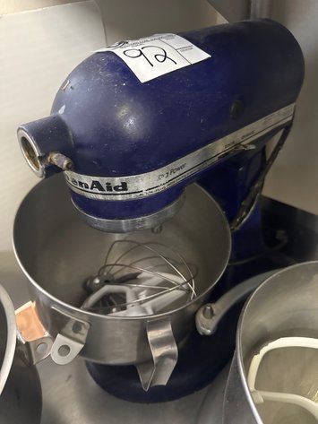 Image for Kitchen Aid Mixer w/ (2) Bowls, (2) Whisks & (2) Hooks