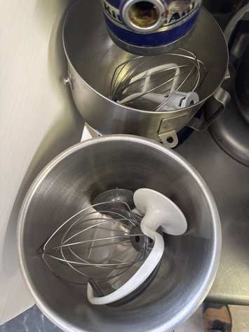 Image for Kitchen Aid Mixer w/ (2) Bowls, (2) Whisks & (2) Hooks