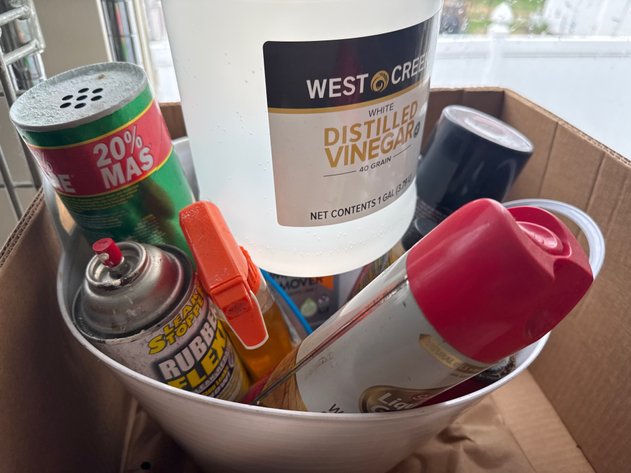 Image for Cleaning Chemicals & (1) Jug of Distilled Vinegar