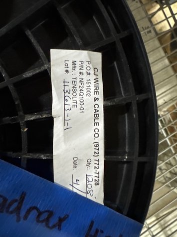 Image for High Performance 100 Base-T Ethernet Quadrax High Speed Data Cable