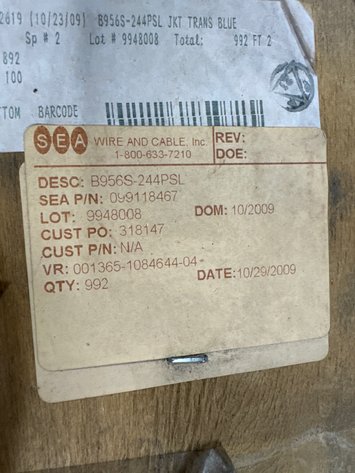 Image for Spool of Times Microwave System LMR-240-ULTRAFLEX Coaxial Cable