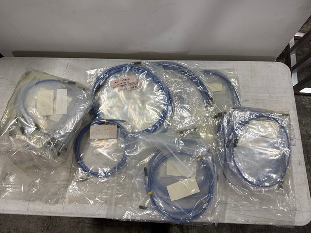 Image for Blue Flexible Cabling W/Metallic Connectors (12 Pcs)