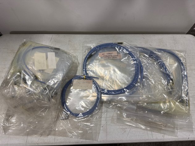 Image for Blue Flexible Cabling W/Metallic Connectors (12 Pcs)