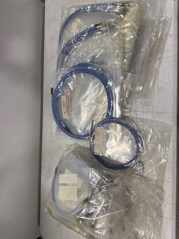 Image for Blue Flexible Cabling W/Metallic Connectors (12 Pcs)