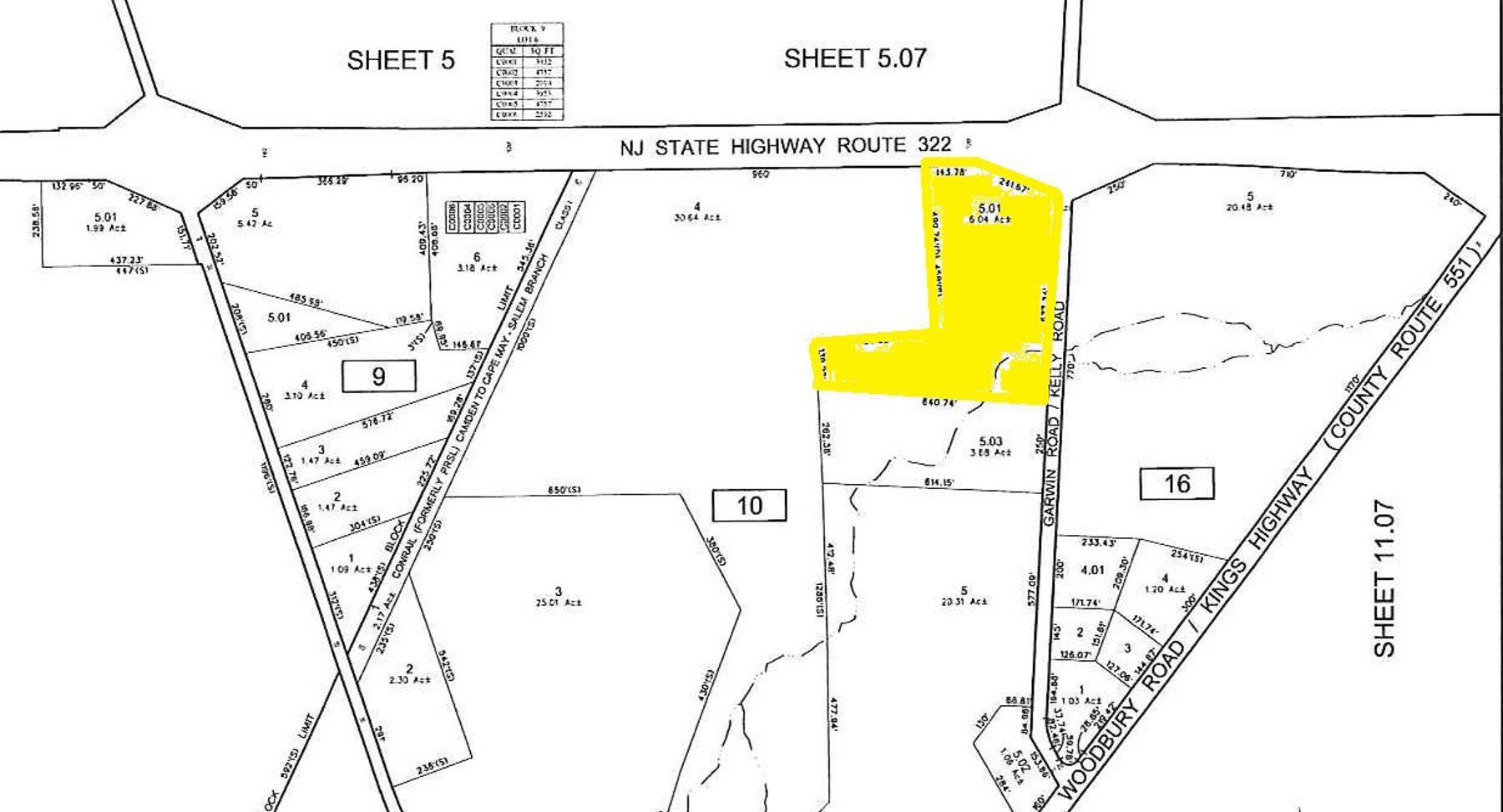 Image for 6 +/- Acres Available on Corner of Route 322 Woolwich Township