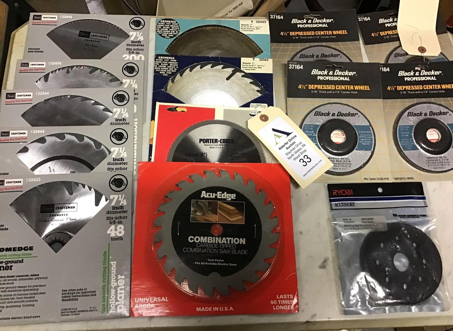 Image for Alderfer Online | North Wales, PA: Closing 3-20-19 | Woodworking Shop Features Hand & Power Tools, Dust Collection System, Saws, Sanders, Jointers, Grinders, Tool Chests, Saw Blades, Planer, Vise, Chipper/Shredder & Much More!