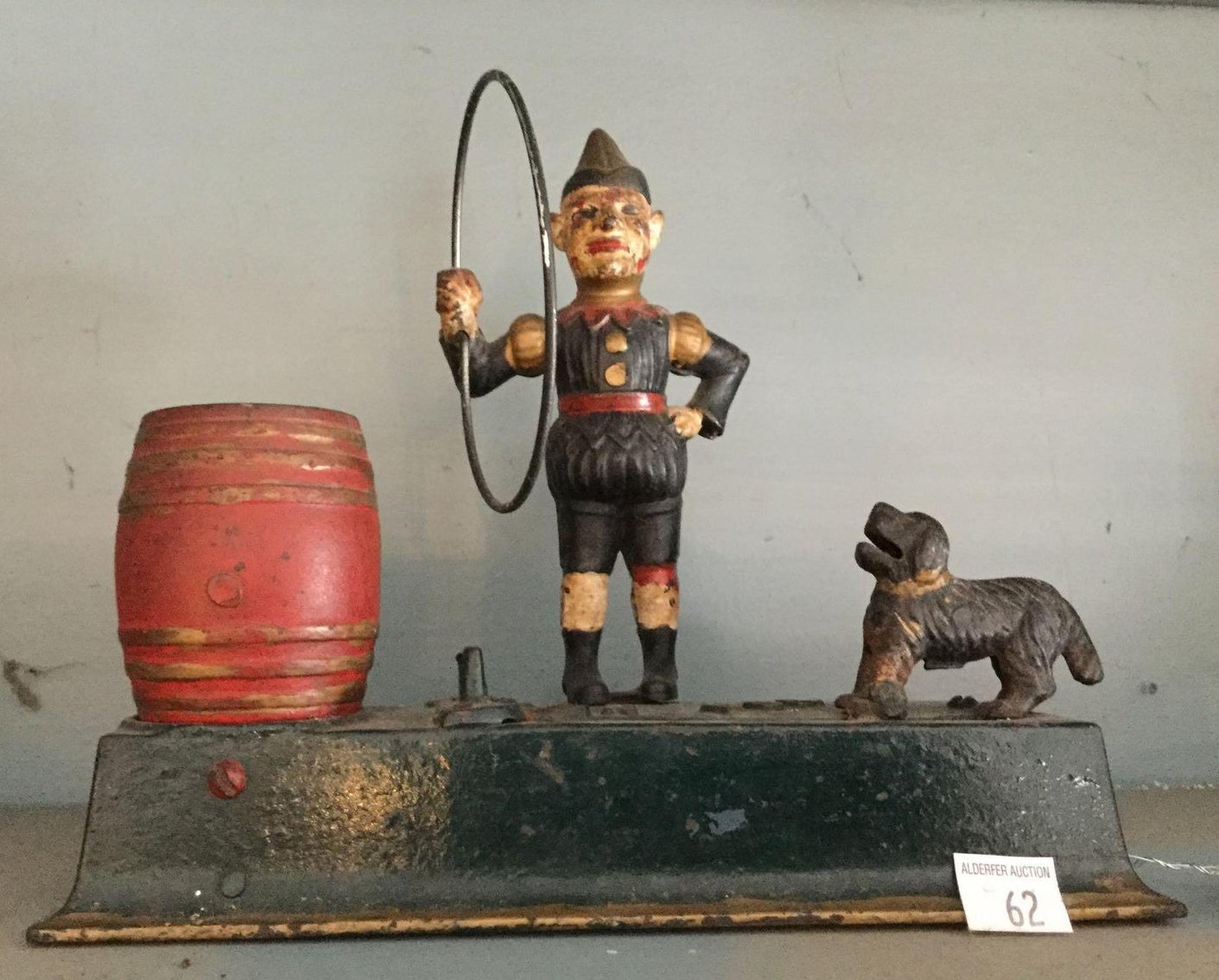 Image for Alderfer Online - Ottsville, PA Part 1: 3-14-19 | Features Hepplewhite Slant Front Desk, Skeleton Clock, Coverlets, Mechanical Banks, Primitives, Wrought Iron & More!